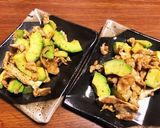 アボカドと豚肉のマスタード炒め★作り方6写真