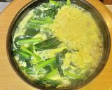 チキンラーメン・ほうれん草と卵とじ作り方7写真