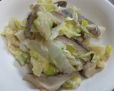 春菊としめじのマヨぽん酢和え作り方5写真