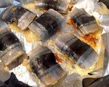 サンマのチーズ焼き 梅トマトソース作り方1写真