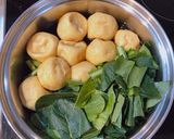 小松菜とがんもどきの煮物作り方4写真
