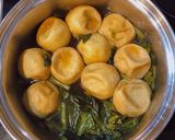 小松菜とがんもどきの煮物作り方5写真