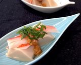 胡麻豆腐 カニカマ 煮こごりのせ作り方3写真