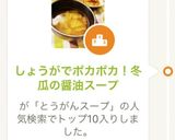 しょうがでポカポカ！冬瓜の醤油スープ作り方4写真