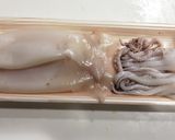 ★卵白衣で★イカ✕オクラのあんかけ作り方1写真