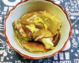 はんなりまろやか♡絹さやと絹揚げの卵とじ作り方7写真