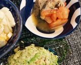 〆鯖トマトの和カラシポン酢作り方4写真