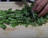 お洒落副菜!春菊とほうれん草のサラダ作り方1写真