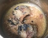 サバ缶で☆さばとトマトのガーリック味噌汁作り方2写真