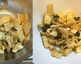 ささみとキャベツの山椒煎り酒温サラダ作り方1写真