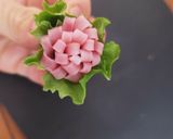 お弁当に♪簡単可愛いレタスハムフラワー作り方2写真