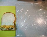 息子部活前後軽食❷スクエッグロールサンド作り方5写真