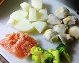 超簡単！！長芋と里芋の白だし煮物作り方1写真