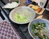 焼鮭とキャベツチャーハン作り方1写真