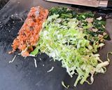 焼鮭とキャベツチャーハン作り方2写真