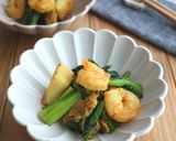シーフードミックスと小松菜のカレー炒め作り方5写真
