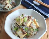 お弁当にも◎厚揚げとひき肉のねぎ塩春雨作り方5写真