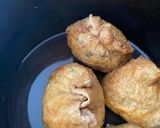 お弁当にもおすすめ〜鶏ひき肉の袋煮作り方3写真