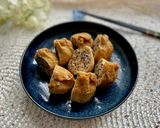 お弁当にもおすすめ〜鶏ひき肉の袋煮作り方4写真
