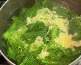 チキンラーメン・菜の花の卵とじ作り方3写真