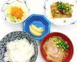 【病院】厚あげチーズおかかやき【給食】作り方7写真