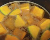 簡単かぼちゃと黒豆の合わせ煮作り方1写真