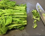 菜の花の辛子和え作り方1写真