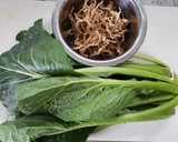 和食副菜☆青菜と切り干し大根の味噌和え作り方1写真