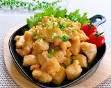 鶏の唐揚げ★味噌マヨネーズソース和え作り方5写真