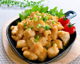 鶏の唐揚げ★味噌マヨネーズソース和え作り方5写真