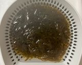 低カロリー!もずくと押し麦のスープ作り方1写真