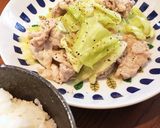 12分で簡単♪豚こまキャベツのウマ塩だれ作り方4写真