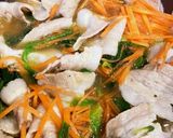 簡単で癖になる！豚肉とほうれん草の煮浸し作り方5写真