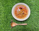コリアンダーとシーチキンのトマトスープ作り方6写真