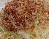 簡単サラダ、鰹節と醤油をかけるだけ。作り方5写真