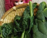 リカちゃん♡ちぢみほうれん草のきつね焼き作り方1写真