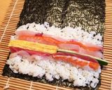毎年作る♪海鮮恵方巻作り方4写真