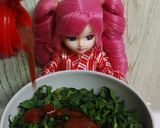 リカちゃん♡ちぢみほうれん草のきつね焼き作り方3写真