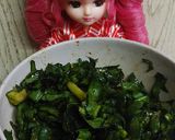 リカちゃん♡ちぢみほうれん草のきつね焼き作り方4写真