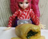 リカちゃん♡ちぢみほうれん草のきつね焼き作り方7写真