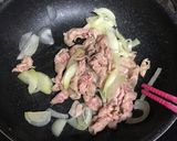 豚肉の薄切り肉で生姜焼き（節約）作り方2写真