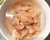 胸肉ブロッコリーワサマヨ炒め味青椒肉絲風作り方7写真
