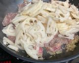 牛肉とレンコンの甘辛炒め★きんぴら風★作り方3写真