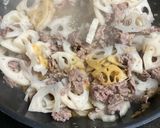 牛肉とレンコンの甘辛炒め★きんぴら風★作り方5写真