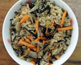 生ひじきのおこわ作り方5写真