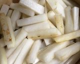 大根と豚バラの炒め煮作り方1写真