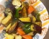 レンジかた焼きそばのタレ炒め味春雨炒め煮作り方16写真