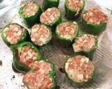 はんぺん入り　ピーマンの肉詰め作り方1写真