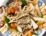 免疫力UPキムチ煮味豚こま大根青椒肉絲風作り方17写真
