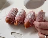 バレンタインに*ハートのウインナーカツ作り方4写真